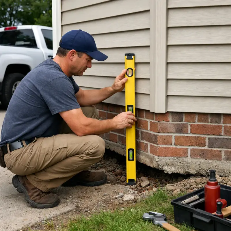 Foundation Settling Repair Bloomfield